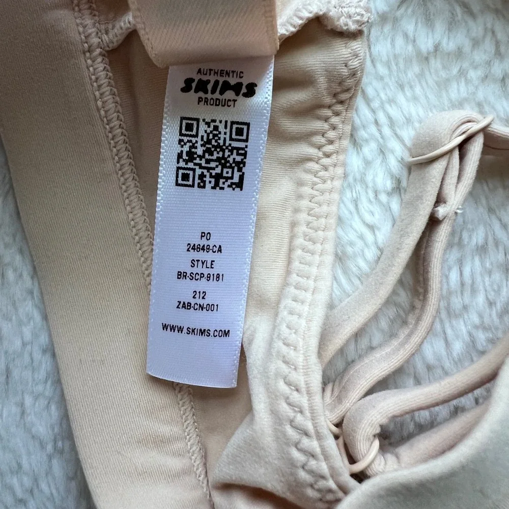 SKIMS‎ Women's Fits Everybody Racerback Bralette Sand BR-SCP-9181 Size XS NEW